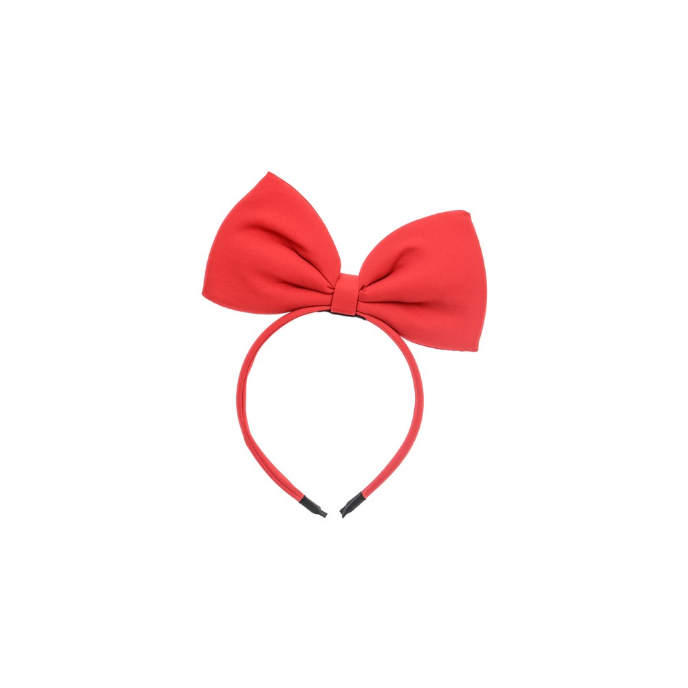 Bandeau avec noeud, rouge, 18x21xcm