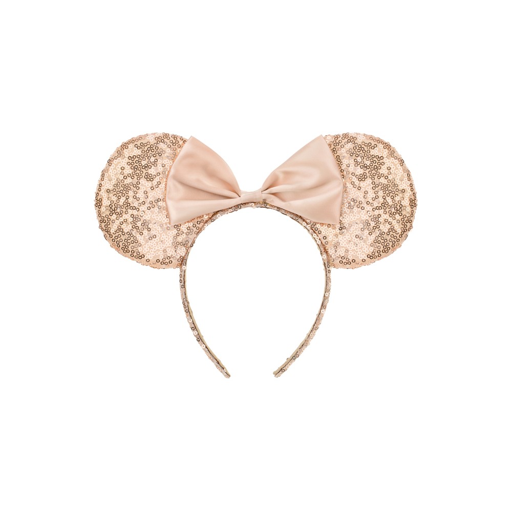 Serre-tête Souris, couleur champagne, 25x19cm