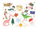 Tatouages ​​temporaires Ho ho ho !, mélange