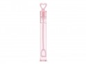 Bulles de savon en forme de coeur, rose