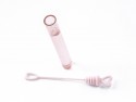Bulles de savon en forme de coeur, rose