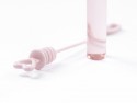 Bulles de savon en forme de coeur, rose