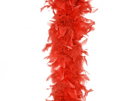 Boa, rouge, 180cm