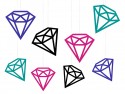 Décorations Diamants Assortiment