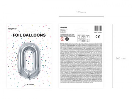 Ballon en aluminium Chiffre...