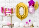 Ballon en aluminium Chiffre ''0'', 86cm, or