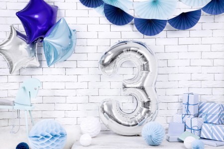 Ballon en aluminium Chiffre...