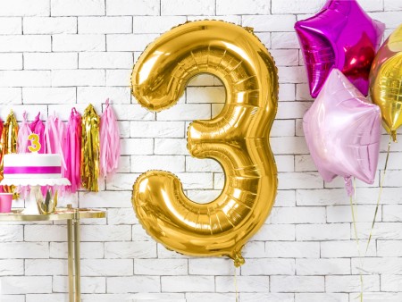 Ballon en aluminium Chiffre...