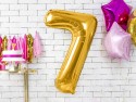 Ballon en aluminium Chiffre ''7'', 86cm, or