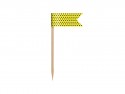 Mini drapeaux plume Abeille, mix, 7cm