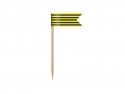 Mini drapeaux plume Abeille, mix, 7cm