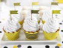 Mini drapeaux plume Abeille, mix, 7cm