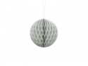 Balle en papier de soie, gris clair, 10cm