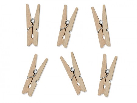 Boucles en bois, bois naturel