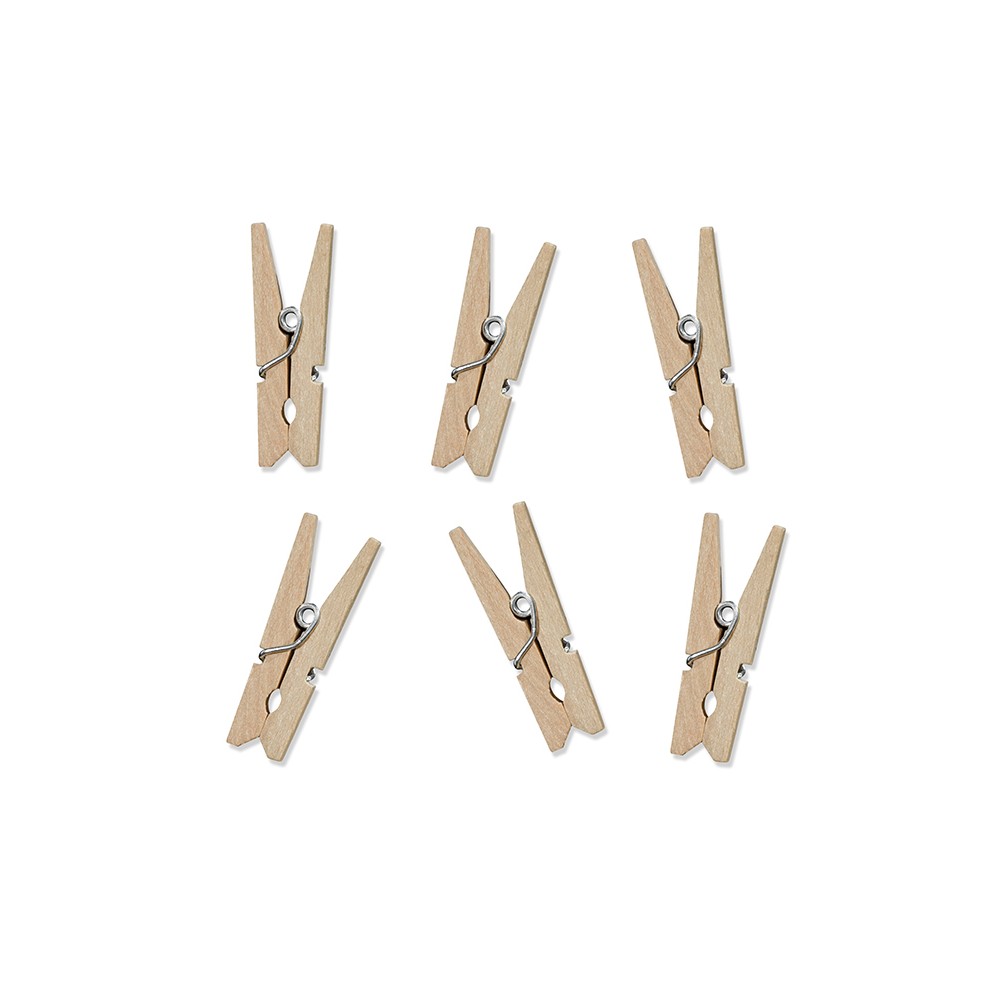 Boucles en bois, bois naturel