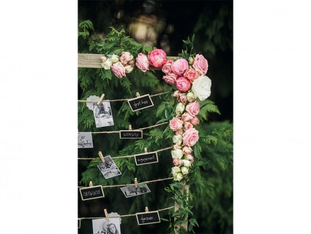 Boucles en bois, bois naturel