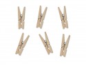 Pinces en bois, bois naturel