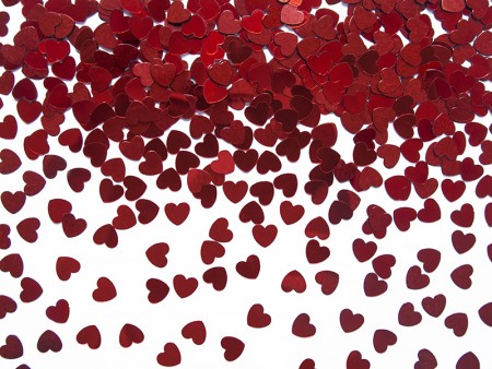 Confettis Cœurs , rouges,...