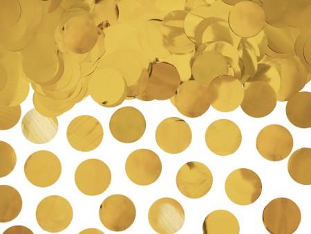 Cercles de confettis, or, 15g