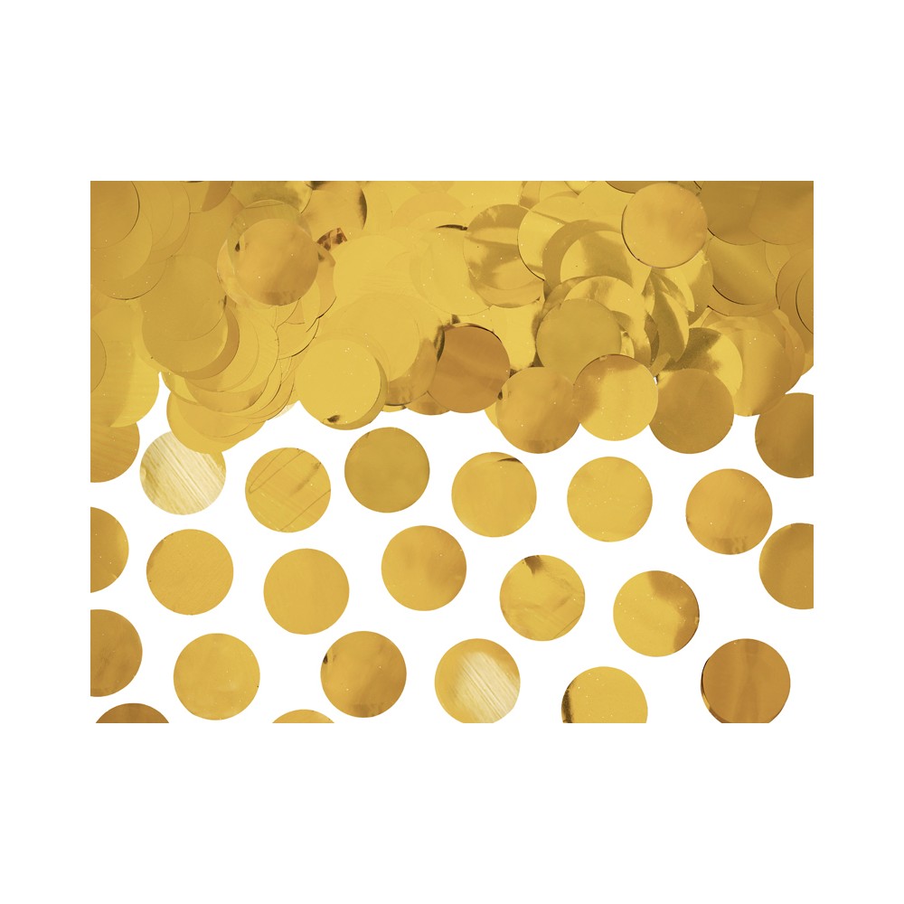 Cercles de confettis, or, 15g