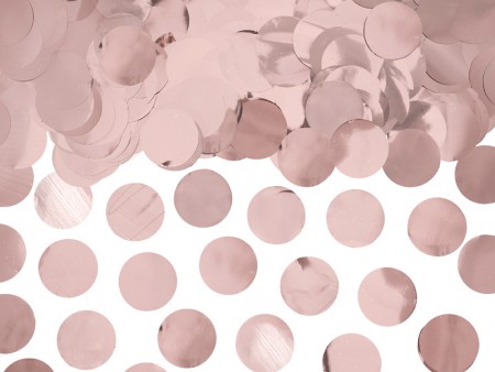 Cercles de confetti, or...
