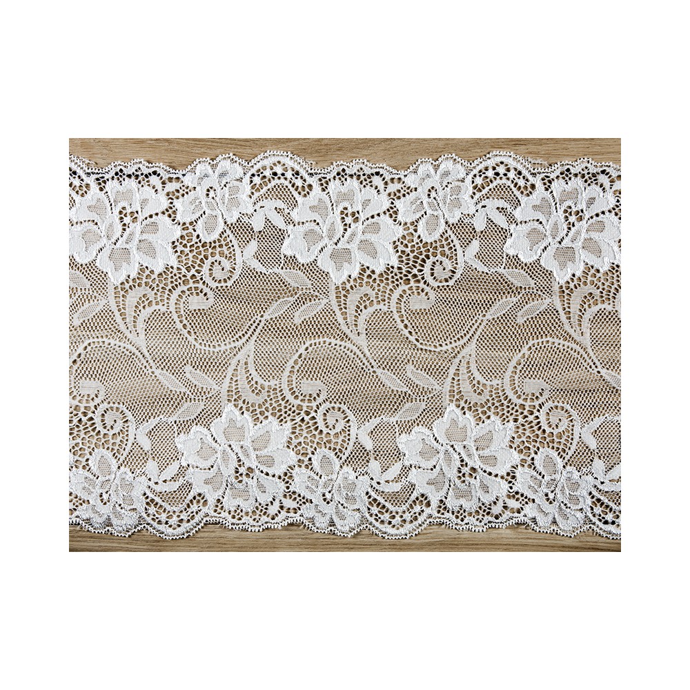 Dentelle, blanc cassé, 0.18 x 9m
