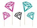 Toppers diamantés, 12,5 - 25,5 cm