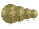 Lanterne en papier, or, 25cm
