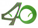 Lunettes 40, vertes