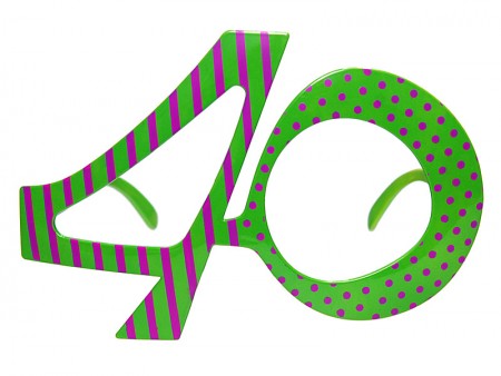 Lunettes 40, vertes