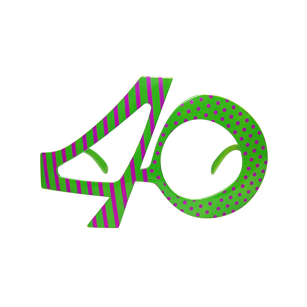 Lunettes 40, vertes