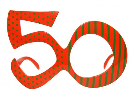 Lunettes 50, orange