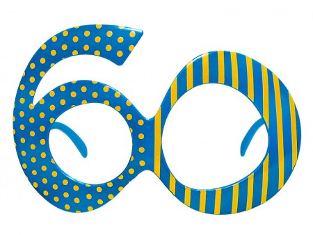 Lunettes 60, bleu
