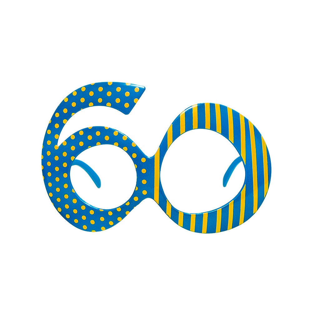 Lunettes 60, bleu