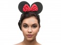 Bandeau Souris noir et rouge