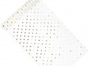 Organza imprimé, blanc, 0.36 x 9m