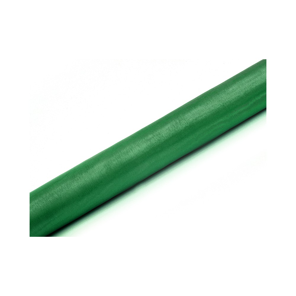 Organza uni, gris vert, 0,36 x 9m
