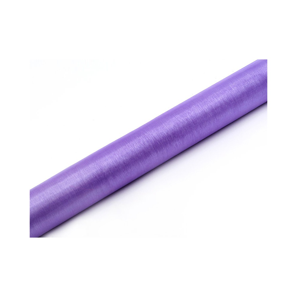Organza uni, lilas, 0.36 x 9m