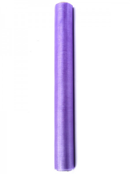 Organza uni, lilas, 0.36 x 9m