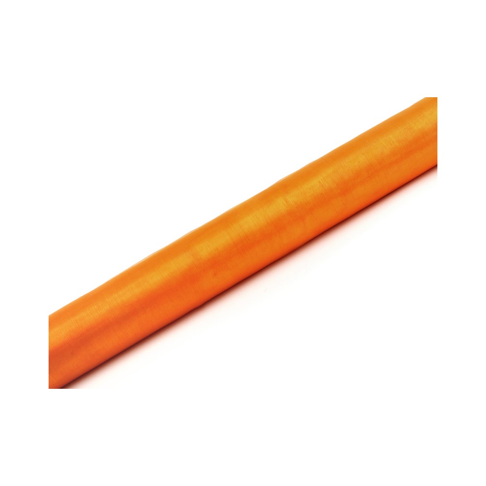 Organza uni, orange, 0.36 x 9m
