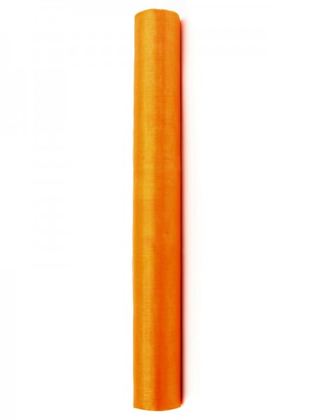 Organza uni, orange, 0.36 x 9m
