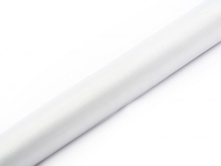 Organza uni, blanc, 0,36 x 9m