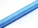 Organza uni, bleu, 0.36 x 9m