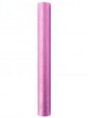 Organza uni, rose, 0.36 x 9m
