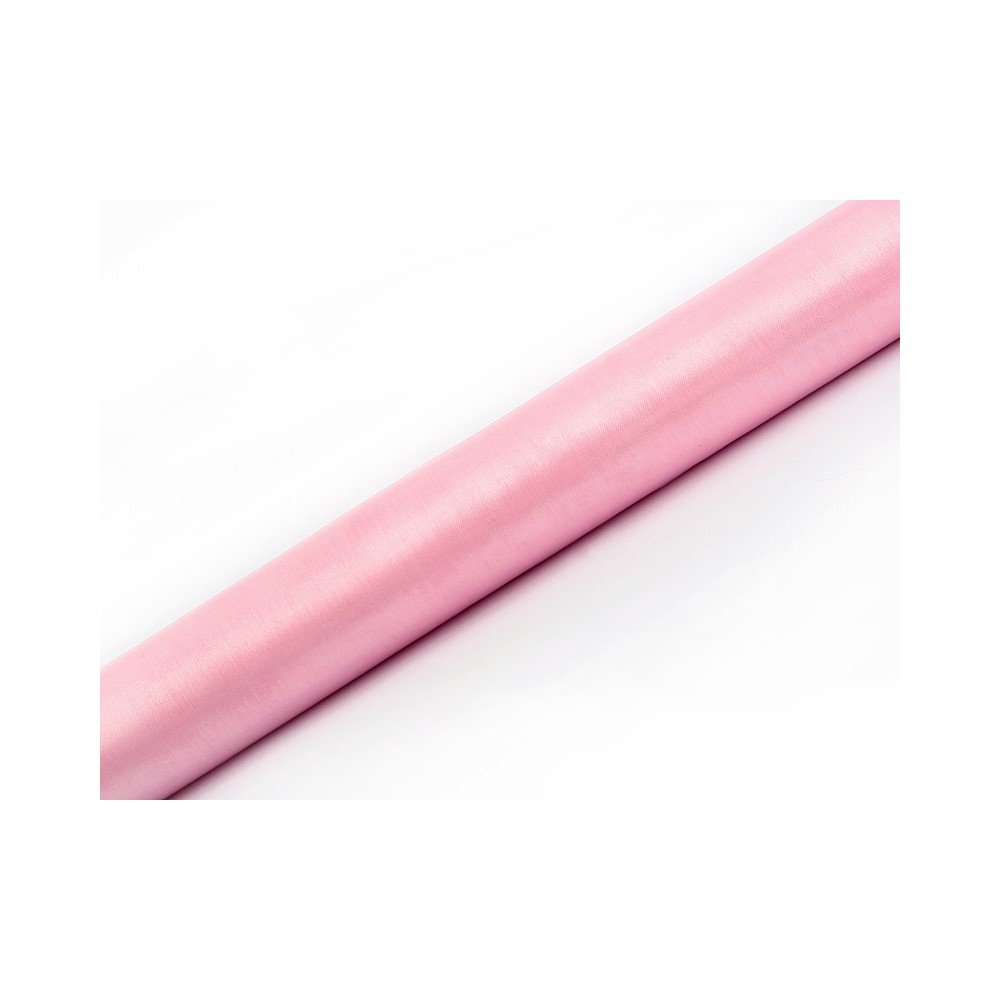 Organza uni, rose pâle, 0.36 x 9m