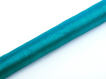 Organza uni, turquoise,...