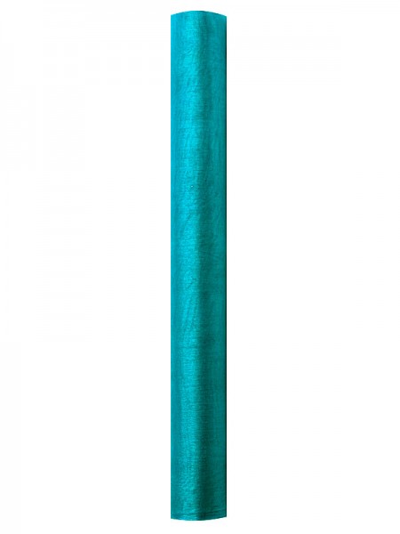 Organza uni, turquoise,...