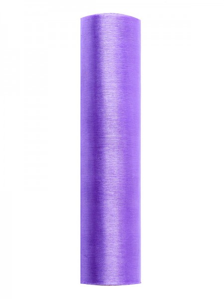 Organza uni, lilas, 0.16 x 9m