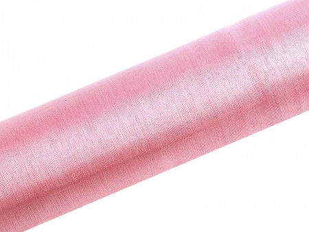 Organza uni, rose pâle,...