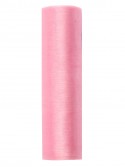 Organza uni, rose pâle, 0.16 x 9m